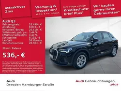 Mythosschwarz metallic Gebraucht 2024 Audi Q3 Basis SUV | 35.490 € (Superpreis)