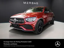 Hyazinthrot Gebraucht 2022 Mercedes GLC300 AMG line Coupé | 49.890 € (Teuer)