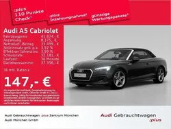 Mythosschwarz metallic Gebraucht 2024 Audi A5 Cabriolet Ambiente Cabrio | 44.301 € (Fairer Preis)
