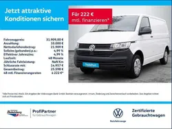 Weiß Gebraucht 2021 VW T6.1 Van | 31.909 € (Teuer)