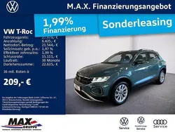 Petroleum blue metallic (metallic) Gebraucht 2024 VW T-Roc Life SUV | 27.979 € (Guter Preis)