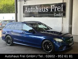 Blau Gebraucht 2021 Mercedes C220 AMG Kombi | 23.990 € (Guter Preis)