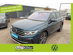 Nightshade blue Gebraucht 2021 VW Tiguan Elegance SUV | 29.300 € (Fairer Preis)