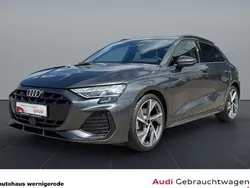 Grau Gebraucht 2024 Audi A3 Sportback S-Line Limousine | 42.440 € (Etwas zu teuer)