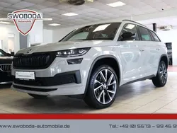 Grau Gebraucht 2022 Skoda Kodiaq SportLine SUV | 35.950 € (Etwas zu teuer)