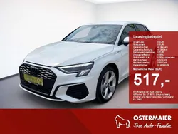 Gletscherweiß metallic Gebraucht 2025 Audi A3 Sportback e-tron S-Line Limousine | 39.480 € (Teuer)
