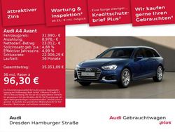 Navarrablau metallic Gebraucht 2024 Audi A4 Advanced Plus Kombi | 44.890 €