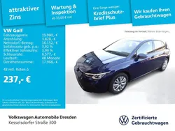 Blau Gebraucht 2022 VW Golf VIII Life Limousine | 19.980 € (Guter Preis)
