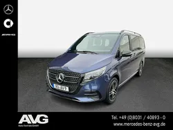 Sodalithblau met. Gebraucht 2025 Mercedes V300 AMG line Van / Kleinbus | 94.500 € (Teuer)