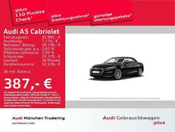 Brillantschwarz Gebraucht 2022 Audi A5 Cabriolet Basis Cabrio | 35.882 € (Fairer Preis)
