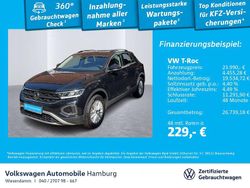 Deep black perleffekt (metallic) Gebraucht 2022 VW T-Roc Life SUV | 23.990 € (Fairer Preis)