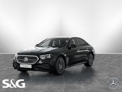 Metalliclack obsidianschwarz Gebraucht 2025 Mercedes E220 AMG Limousine | 59.999 €