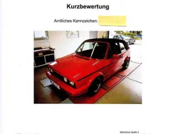 Rot Gebraucht 1991 VW Golf Cabriolet Sportline Cabrio | 8.900 €