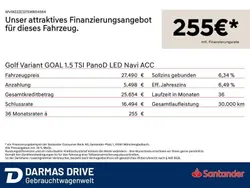 Grau Gebraucht 2024 VW Golf VIII Goal Kombi | 28.990 € (Superpreis)