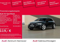 Mythosschwarz metallic Gebraucht 2024 Audi A3 S-Line Limousine | 26.990 € (Guter Preis)