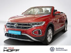 Kings red metallic Gebraucht 2024 VW T-Roc Cabriolet Style Cabrio | 25.975 € (Guter Preis)