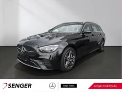 Schwarz Gebraucht 2022 Mercedes E300 AMG line Limousine | 37.659 € (Guter Preis)