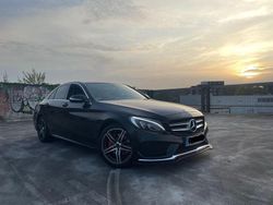 Schwarz Gebraucht 2015 Mercedes C180 AMG line Limousine | 17.500 € (Fairer Preis)