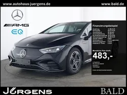 Metalliclack obsidianschwarz Gebraucht 2023 Mercedes EQE350 AMG Limousine | 51.290 € (Fairer Preis)