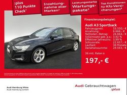 Schwarz Gebraucht 2024 Audi A3 Sportback Advanced Kleinwagen | 34.130 € (Fairer Preis)