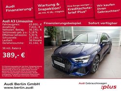 Navarrablau metallic Gebraucht 2024 Audi A3 S-Line Limousine | 43.600 €