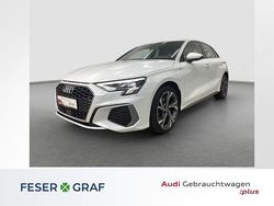 Gletscherweiß metallic Gebraucht 2023 Audi A3 Sportback e-tron S-Line Kleinwagen | 24.880 € (Superpreis)