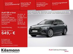 Magnetgrau Gebraucht 2023 Audi Q8 e-tron S-Line SUV | 59.930 €
