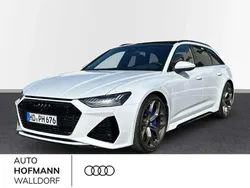 Gletscherweiß metallic Gebraucht 2024 Audi RS6 Sport Kombi | 145.950 €