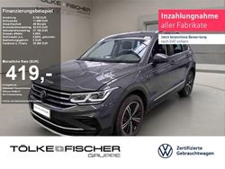Delfingrau (metallic) Gebraucht 2022 VW Tiguan Elegance SUV | 33.995 € (Teuer)