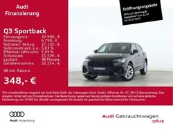 Mythosschwarz metallic Gebraucht 2023 Audi Q3 S-Line SUV | 33.990 € (Fairer Preis)