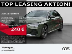 Distriktgrün metallic Gebraucht 2024 Audi A3 S-Line Limousine | 33.750 € (Fairer Preis)