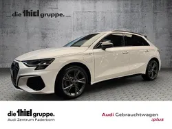 Weiß Gebraucht 2022 Audi A3 Sportback e-tron S-Line Limousine | 24.750 € (Fairer Preis)