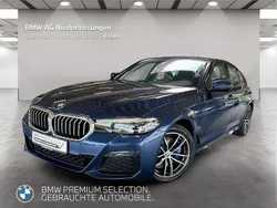 Blau Gebraucht 2021 BMW 530e M Sport Limousine | 37.490 € (Etwas zu teuer)