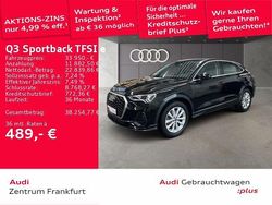 Schwarz Gebraucht 2022 Audi Q3 Sportback Sport SUV | 33.950 € (Fairer Preis)