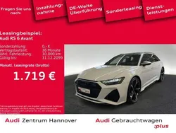 Gletscherweiß metallic Gebraucht 2022 Audi RS6 Ambiente Kombi | 94.300 € (Superpreis)