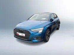 Atollblau metallic (metallic) Gebraucht 2021 Audi A3 Sportback Limousine | 22.910 € (Fairer Preis)