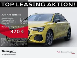 Gelb Gebraucht 2024 Audi A3 Sportback e-tron S-Line Limousine | 40.120 €