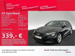Schwarz Gebraucht 2022 Audi A3 Sportback e-tron Sport Limousine | 28.847 € (Teuer)