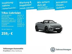 Petroleum blue metallic schwarz Gebraucht 2024 VW T-Roc R-line SUV | 38.850 €