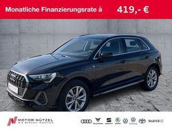Mythosschwarz metallic Gebraucht 2021 Audi Q3 S-Line SUV | 29.930 € (Superpreis)