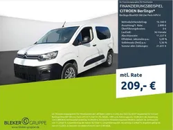 Eisweiß Gebraucht 2023 Citroën Berlingo Live Van / Kleinbus | 19.390 € (Fairer Preis)