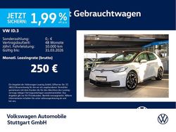 Gletscherweiß metallic schwarz Gebraucht 2022 VW ID.3 Pro Kleinwagen | 21.430 € (Guter Preis)