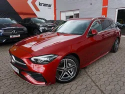 Rot Gebraucht 2022 Mercedes C220 AMG line Limousine | 29.490 € (Superpreis)
