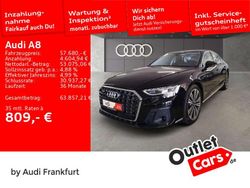 Schwarz Gebraucht 2022 Audi A8 S-Line Limousine | 57.680 € (Fairer Preis)
