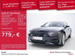 Mythosschwarz metallic Gebraucht 2024 Audi A7 Sportback Ambiente Kleinwagen | 63.689 € (Fairer Preis)