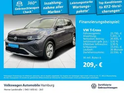 Rauchgrau metallic (metallic) Gebraucht 2024 VW T-Cross Life SUV | 25.750 € (Fairer Preis)