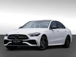 Weiß Gebraucht 2024 Mercedes C300e AMG Limousine | 53.879 € (Etwas zu teuer)