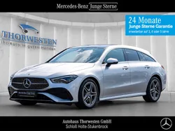 Iridiumsilber Gebraucht 2024 Mercedes CLA200 Shooting Brake AMG line Kombi | 37.175 € (Teuer)