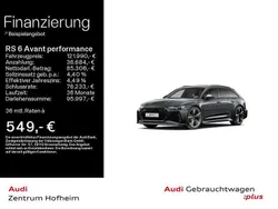 Daytonagrau perleffekt Gebraucht 2024 Audi RS6 Performance Kombi | 121.990 € (Superpreis)