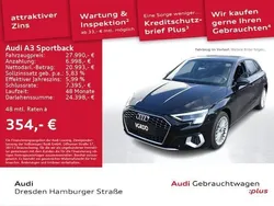 Mythosschwarz metallic Gebraucht 2022 Audi A3 Sportback e-tron Advanced Limousine | 27.990 € (Etwas zu teuer)